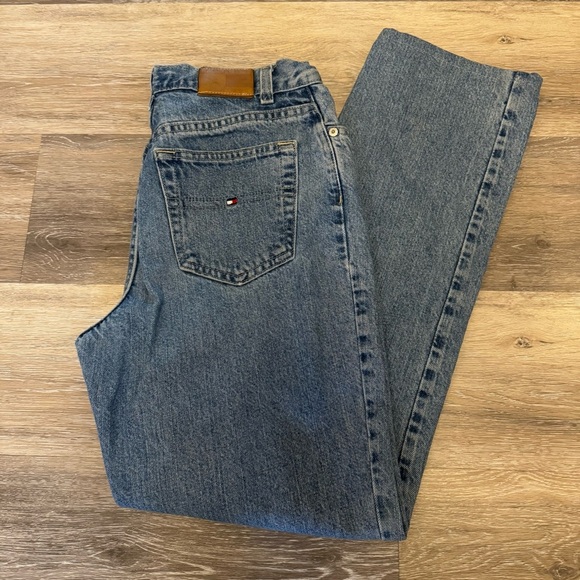 Tommy Hilfiger Women's Vintage Y2K High Waisted Jeans Size 8 - Picture 1 of 11